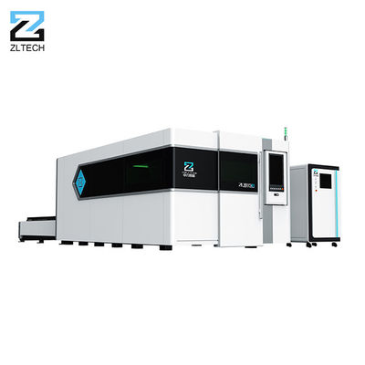Metall, das Quelle des CNC-Blatt-metallschneidende Laser-Doppelbett-Volldeckungs-Austausch-1000w-8000w Raycus verarbeitet