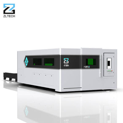 Faser-Laser-Blatt-Schneidemaschine 1000w 2000w 3000w 4000w mit Kurstabelle und Schutz-Abdeckung